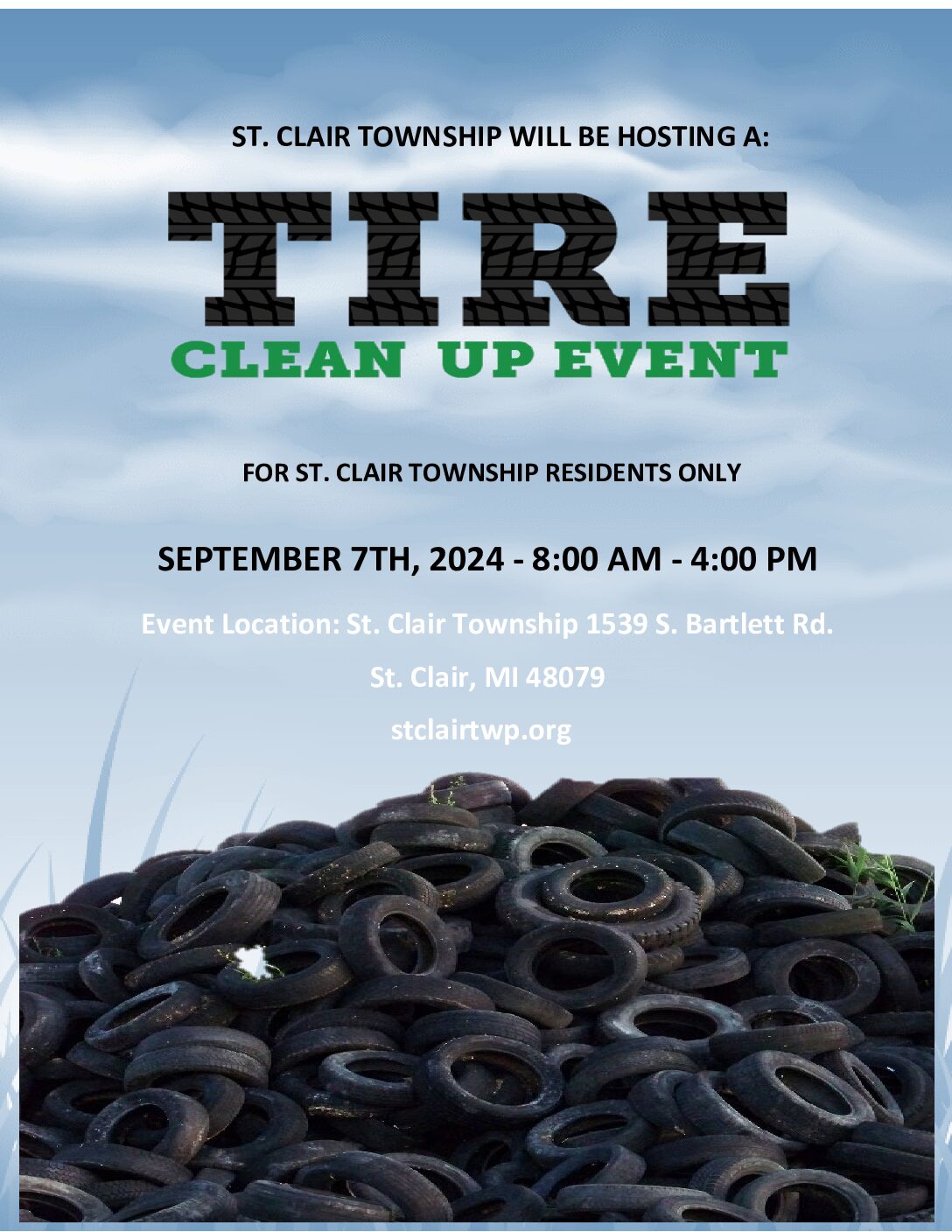 Tire Clean Up Event!